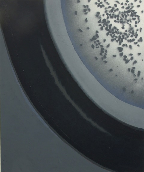 Stardust,for Bowie,Januari2017,110x91cm,Acrylic on panel